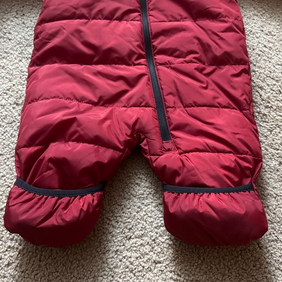 Jordan Vibrant Red Apparel Jordan Jumpman baby's red puffer snowsuit 9M winter - Picture 5 of 11